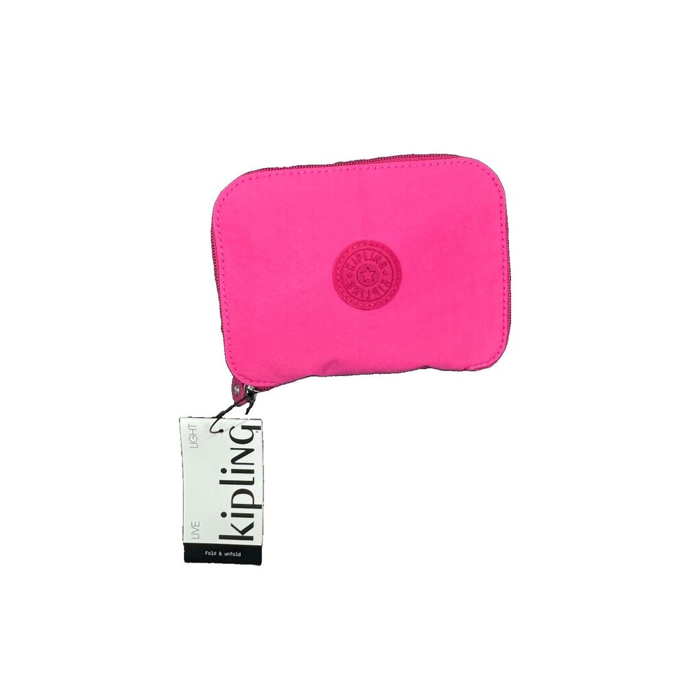 (A2) Kipling Hip Hurray Packable Tote Bag AC7907 Azalea Pink NWT $49
